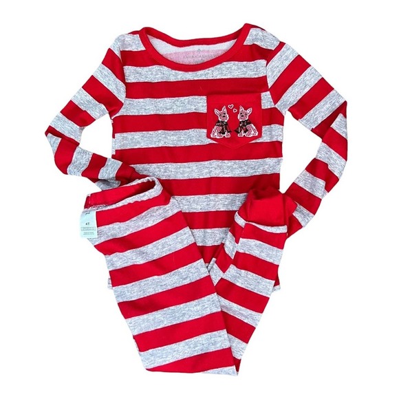 Laura Ashley Other - Laura Ashley Striped Christmas Pajamas Size: 4T